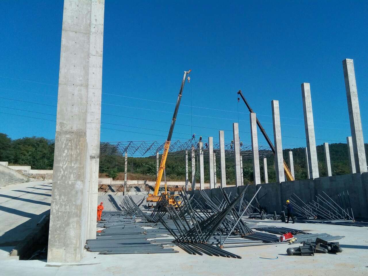 三门峡搅拌站网架