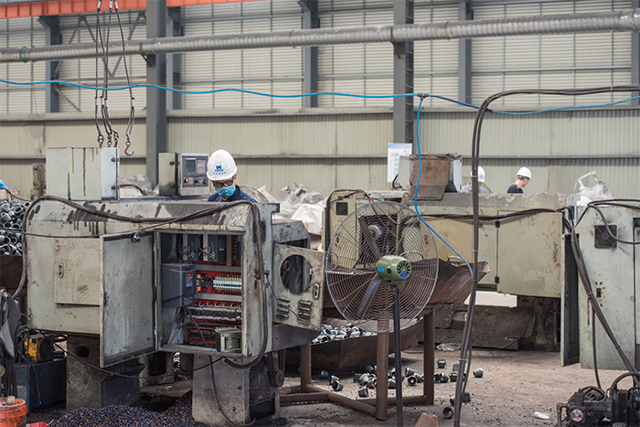 三门峡网架配件-锥头加工车间